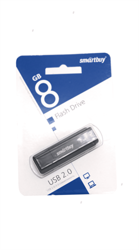 Флеш-накопитель USB 8GB SmartBuy, черный - фото 10638