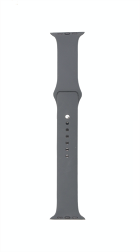 Ремешок для Watch 38/40/41mm, силиконовый, Sport, темно-серый 4665299802845 - фото 11227