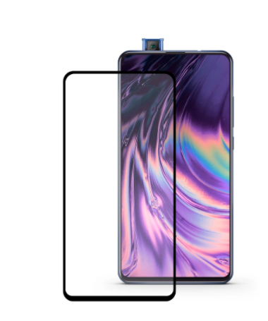 Защитное стекло для Xiaomi Mi 9T, 3D, черное - фото 16457