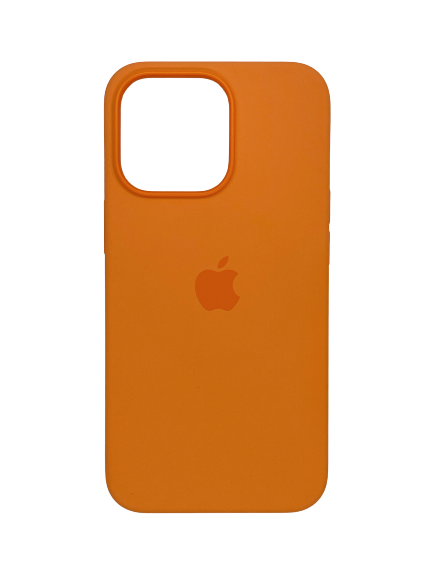 Чехол для iPhone 13 Pro Silicone Case MagSafe, (Marigold), желто-оранжевый (OR) - фото 22850