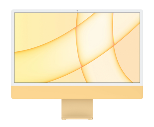 Моноблок iMac 24" Retina 4,5K, (M1 8C CPU, 8C GPU), 8 ГБ, 256 ГБ SSD, жёлтый (Z12S000BK) - фото 74820