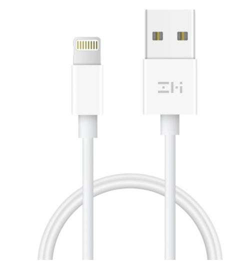 Кабель Lightning to USB MFI, ZMi AL813 (1M), белый - фото 75679