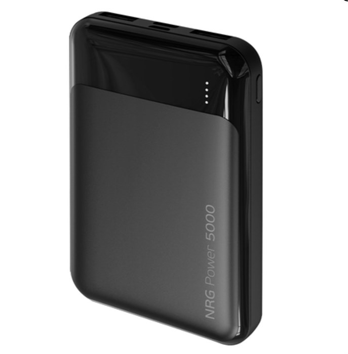 Внешний аккумулятор Deppa NRG Power 5000 mAh, 2.1, 2USB, черный - фото 75935