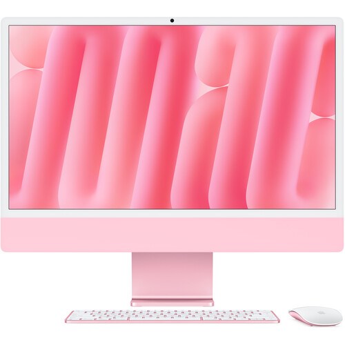 Моноблок iMac 24" 2024 Retina 4,5K (M4 10C CPU, 10C GPU) 16Gb, 256Gb SSD Pink, розовый (MWV43) - фото 76425