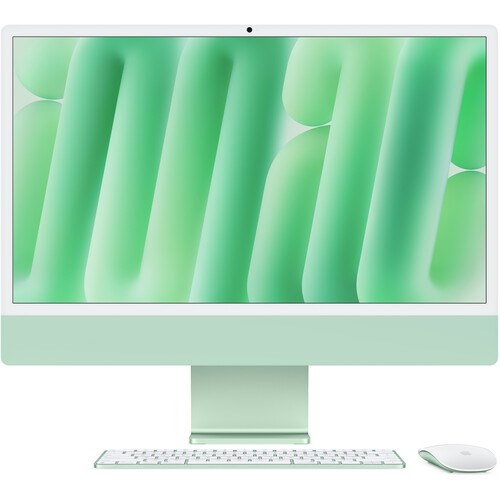 Моноблок iMac 24" 2024 Retina 4,5K (M4 10C CPU, 10C GPU) 16Gb, 256Gb SSD Green, зеленый (MWUY3) - фото 76429