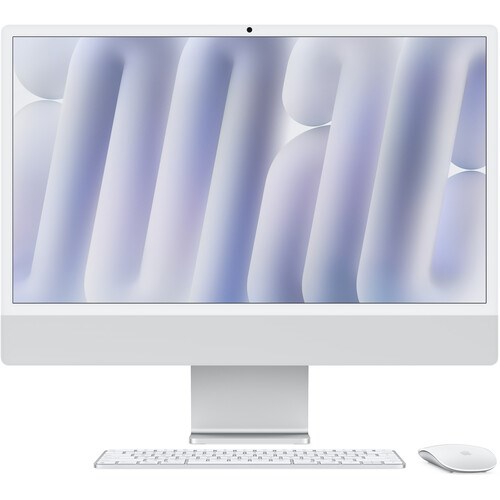 Моноблок iMac 24" 2024 Retina 4,5K (M4 10C CPU, 10C GPU) 16Gb, 256Gb SSD Silver, серебристый (MWUU3) - фото 76437