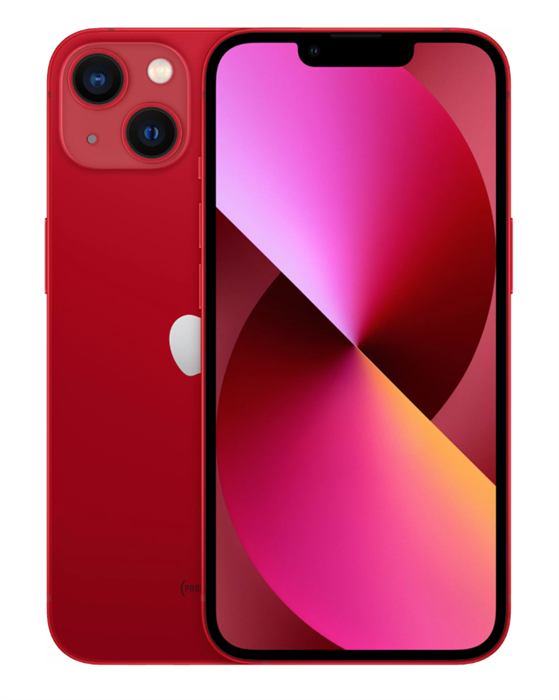 Смартфон iPhone 13 128GB, (PRODUCT)RED, красный (MLP03) MLP03 - фото 76484