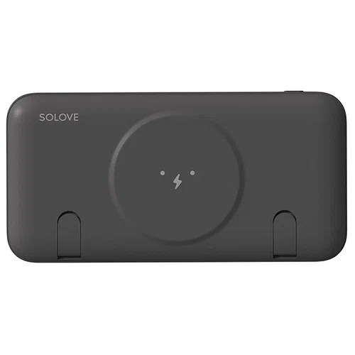 Дополнительный аккумулятор Xiaomi Solove 10000 mAh, MagSafe,QC 3.0, PD 3A, (USB-A/USB-C), черный 4665299807928 - фото 76695