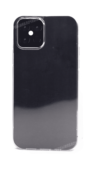 Чехол для iPhone 12/12 Pro, Borofone, силиконовый, темно-прозрачный 4665299805647 - фото 76799