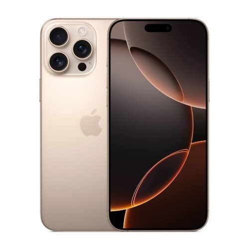 Смартфон iPhone 16 Pro Max 256Gb Desert Titanium, песчаный титан MYW53 - фото 76854