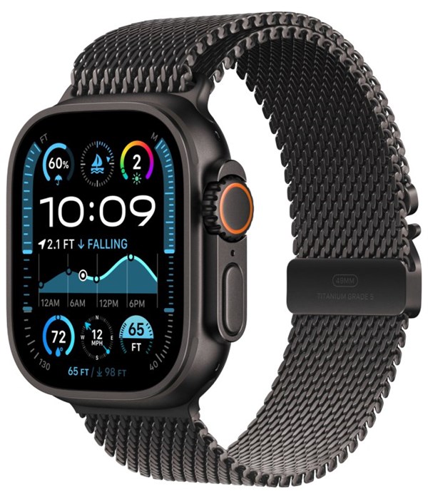 Умные часы Watch Ultra 2 (2024) 49mm Black Titanium Case with Black Titanium Milanese Loop 4665299809702 - фото 77084