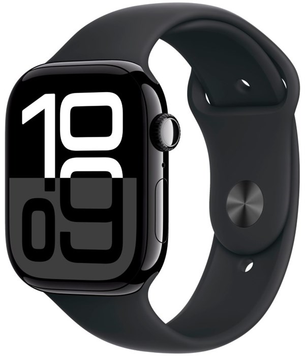 Умные часы Watch S10 46mm Jet Black Aluminum Case with Black Sport Band MWWQ3 - фото 77431