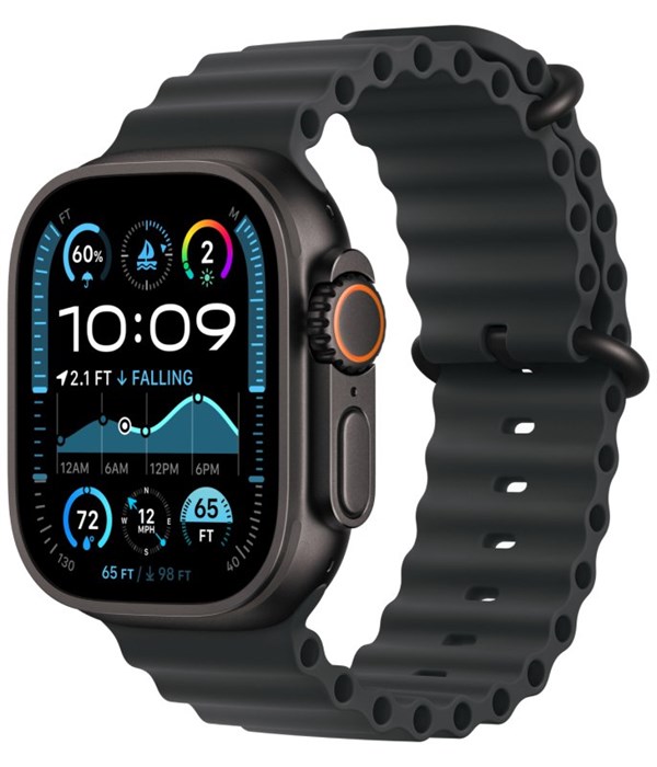 Умные часы Watch Ultra 2 (2024) 49mm Black Titanium Case with Black Ocean Band 4665299809703 - фото 77713