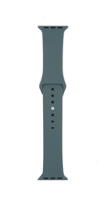 Ремешок Gurdini для Watch 42/44mm, силиконовый, Sport, 2 размера, зеленый лес 4665299805863 - фото 77720