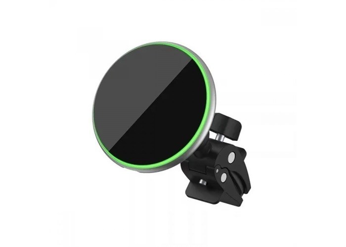 Автомобильный держатель WIWU Liberator Magnetic wireless charger 15w, черный 4665299807957 - фото 77731