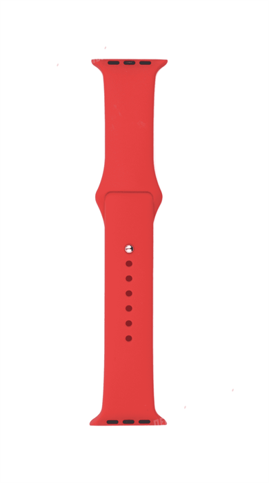Ремешок Gurdini для Watch 38/40mm, силиконовый, Sport, 2 размера, красный 4665299805598 - фото 77743