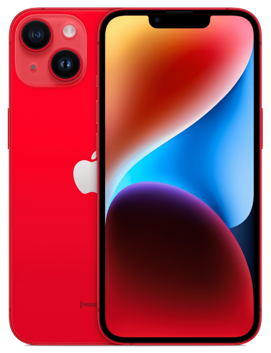 Смартфон iPhone 14 128Gb (PRODUCT)RED, красный (MPVA3/ MPV73) MPVA3 - фото 78215