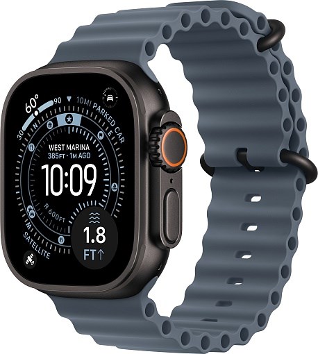Умные часы Watch Ultra 3 49mm Black Titanium Case with Anchor Blue Ocean Band 4665299810024 - фото 79551