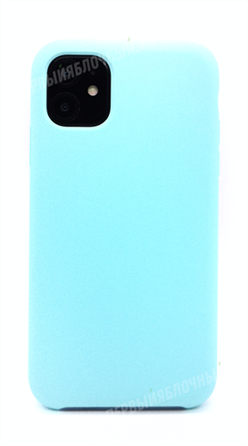 Чехол для iPhone 11, Luquid Silicone Case, Deppa, мятный - фото 8392