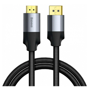 Переходник Baseus Display Port Male to 4K HD Male Adapter Cable, черный