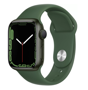 Умные часы Watch S7 41mm Green Aluminum Case with Clover Sport Band (MKN03)