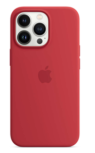 Чехол для iPhone 13 Pro Silicone Case, (RED), красный (OR)