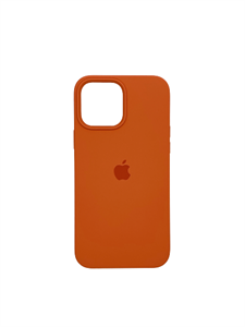 Чехол для iPhone 13 Pro Max Silicone Case HQ, оранжевый