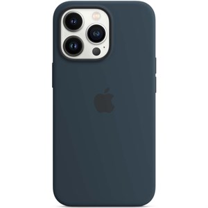 Чехол для iPhone 13 Pro Silicone Case, (Abyss Blue) темно-синий (OR)