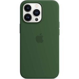 Чехол для iPhone 13 Pro Silicone Case, (Clover), зеленый (OR)