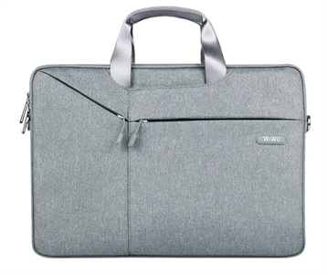 Cумка для MacBook и ноутбуков 13 дюймов, WIWU BUSINESS HANDBAG, серый