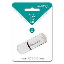 Флеш-накопитель USB 16GB SmartBuy, белый