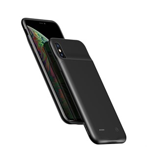 Чехол аккумулятор для iPhone Xs Max 4000mAh USAMS, черный