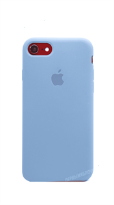 Чехол для iPhone SE 2020-22/7/8 Silicone Case (Azure), лазурный (OR)