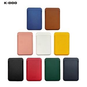 iPhone K-DOO Leather Wallet MagSafe, синий