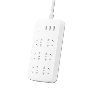 Удлинитель Xiaomi Mi Power Strip (6 розеток+3 USB, белый) [CXB6-1QM]