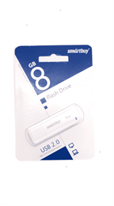 Флеш-накопитель USB 8GB SmartBuy, белый