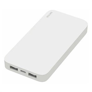 Внешний аккумулятор Xiaomi SOLOVE 10000 mAh/USB-C, с чехлом, белый