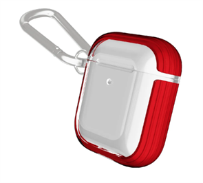 Чехол для AirPods 1/2 X-Doria Defense, красный 4665299806525