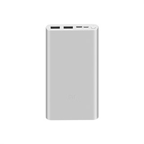 Внешний аккумулятор Xiaomi Mi Power Bank 3 10000mAh/18W/USB-C, Silver, серебристый 4665299805298
