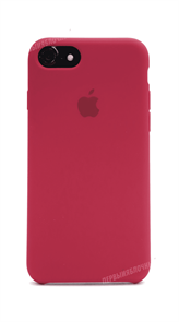 Чехол для iPhone SE2020-22/7/8 Silicone Case (Raspberry) малиновый (OR) 4665299805443