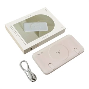 Внешний аккумулятор Xiaomi SOLOVE W10 MagSafe 20w, 10000mAh, белый 4665299809180