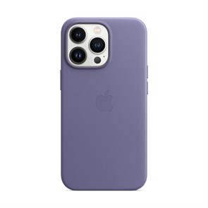 Чехол для iPhone 13 Pro Leather Case MagSafe, сиреневая глициния 4665299807362