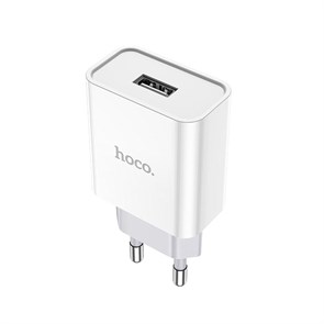 Сетевое зарядное устройство Hoco C81A, 2.1A, белый 4665299808008