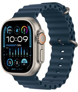 Умные часы Watch Ultra 2 49mm Titanium Case with Blue Ocean Band (MREG3) MREG3