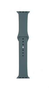 Ремешок Gurdini для Watch 42/44mm, силиконовый, Sport, 2 размера, зеленый лес 4665299805863