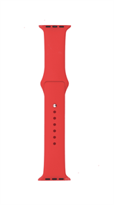 Ремешок Gurdini для Watch 38/40mm, силиконовый, Sport, 2 размера, красный 4665299805598