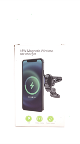 Автомобильный держатель для iPhone 12/12 Pro/12 Pro Max/12 mini, 15W магнитный, черный 4665299806474