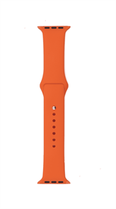 Ремешок Gurdini для Watch 38/40/41mm, силиконовый, Sport, оранжевый 4665299805599