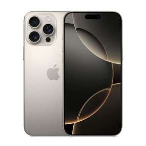 Смартфон iPhone 16 Pro Max 256Gb Natural Titanium, натуральный титан MYW63