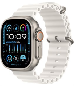 Умные часы Watch Ultra 2 49mm Titanium Case with White Ocean Band (MREJ3) MREJ3